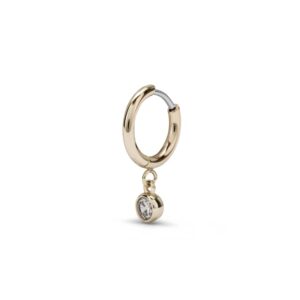 Orecchino singolo a cerchio "Miriam" Oro - Veramé
