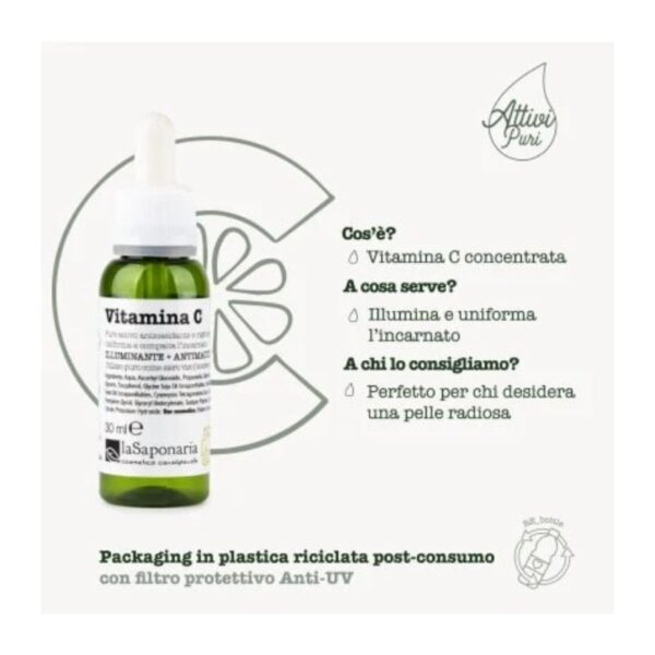 Vitamina C 30ml | Attivi Puri - La Saponaria - immagine 2