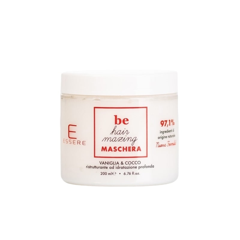Maschera Acido Ialuronico, al profumo di vaniglia e cocco 200ml - Essere