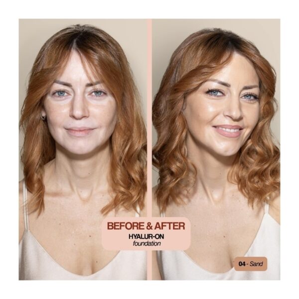 Hyalur-On Fondotinta con Acido Ialuronico 04 - Skin Proof - immagine 2