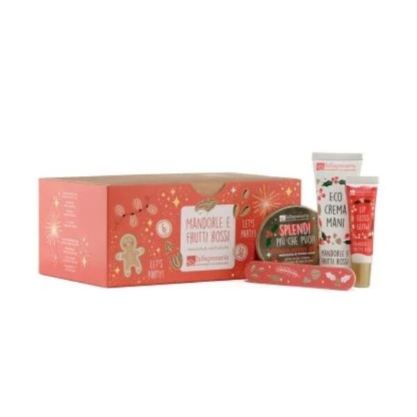 Mandorle e frutti rossi - Cofanetto per le Feste - La Saponaria