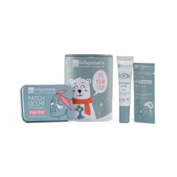 Salvadanaio Orso Polare - Kit viso - La Saponaria