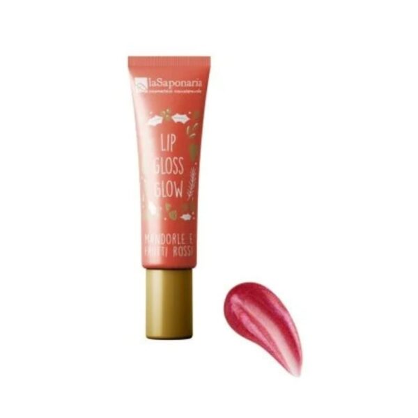 Lip gloss Glow - Mandorle & Frutti Rossi - La Saponaria
