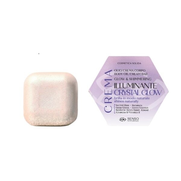 Olio Solido Corpo Crystal Glow - Sensonaturale