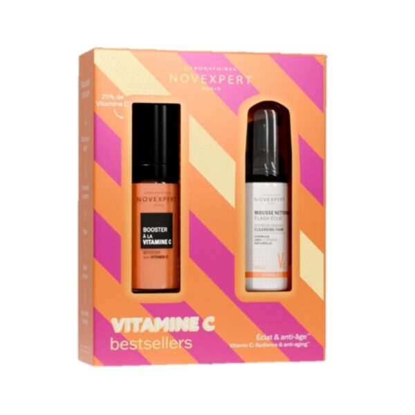 Cofanetto Vitamina C | Siero Booster & Mousse Nettoyante - Novexpert