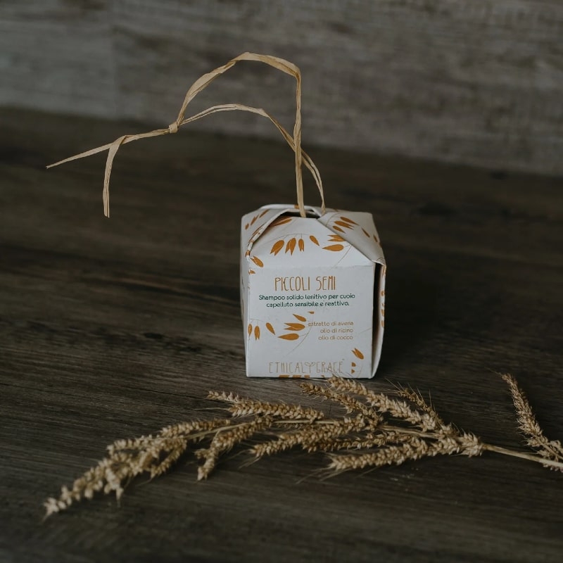 Piccoli semi - Shampoo solido lenitivo per cuoio capelluto sensibile e reattivo - Ethical Grace