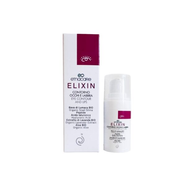 Elixin Siero Contorno Occhi e Labbra antiage con Bava di Lumaca - Etnacare