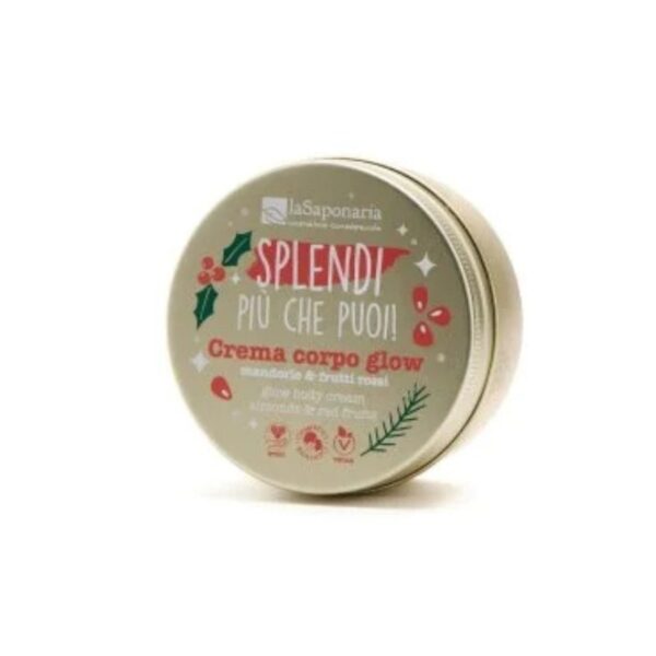 Crema corpo Glow - Mandorle & Frutti Rossi 75ml - La Saponaria