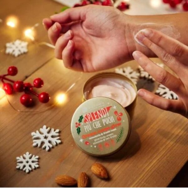 Crema corpo Glow - Mandorle & Frutti Rossi 75ml - La Saponaria - immagine 2