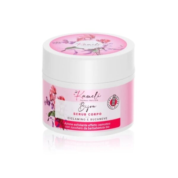 Bijou - Scrub corpo Ciclamino e Bucaneve 200ml - Kamelì