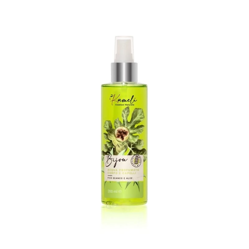 Bijou - Acqua profumata corpo e capelli Fico bianco e Aloe 200ml - Kamelì