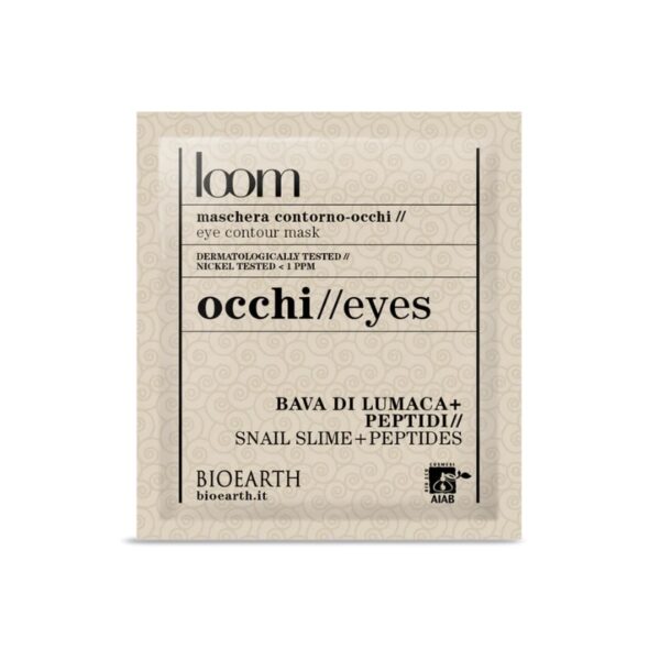 Maschera contorno-occhi Bava di lumaca + peptidi - Bioearth