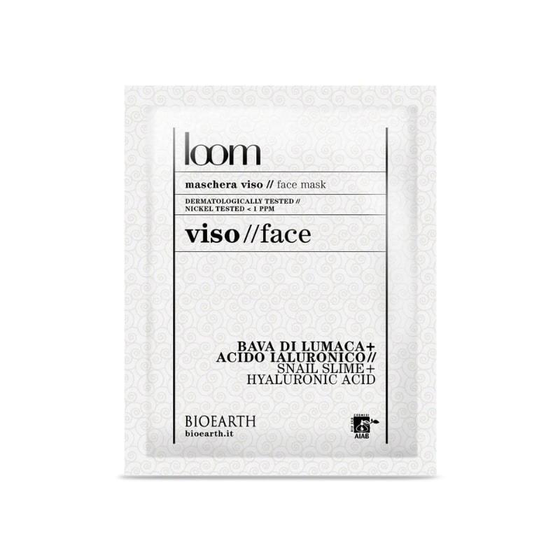 Maschera viso alla Bava di lumaca + acido jaluronico - Bioearth