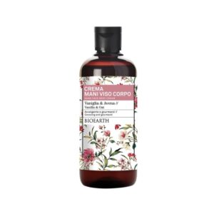 Crema Mani Viso Corpo Vaniglia & Avena 500ml - Bioearth