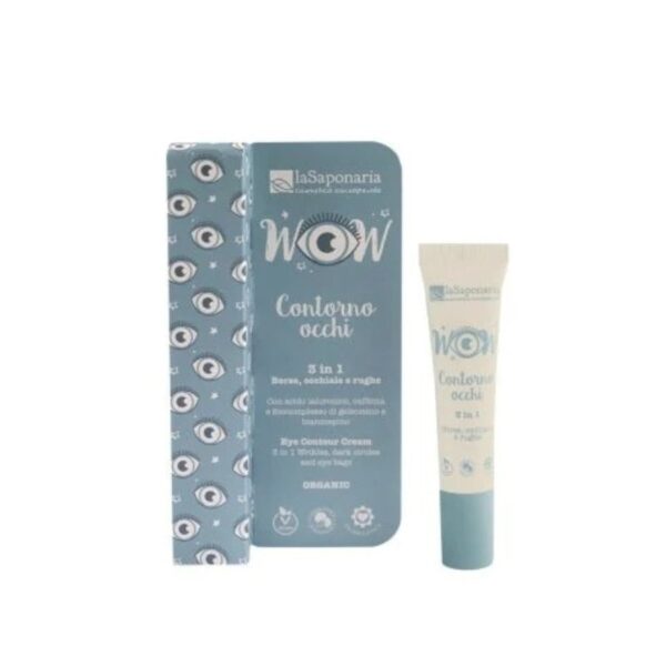 WOW - 3 in 1 Augenkonturcreme - La Saponaria