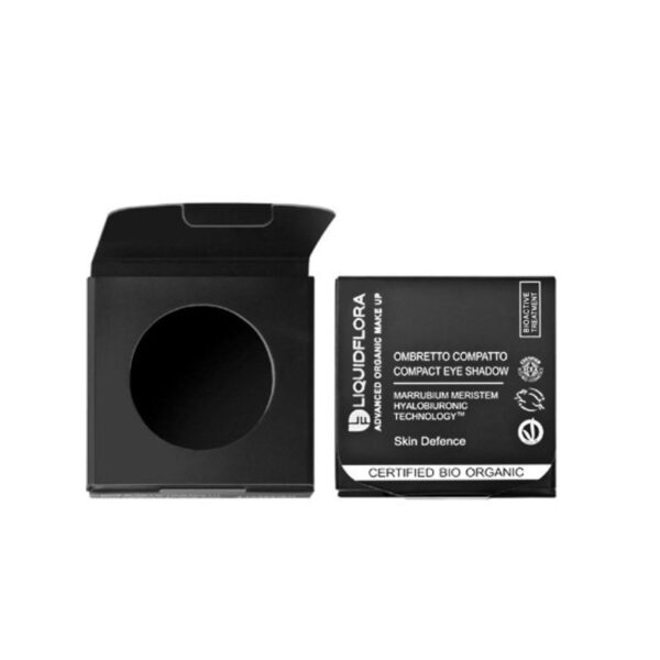 Ombretto minerale compatto 01 - Black Night - Liquidflora