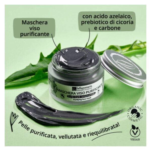 Bye Bye Impurità - Maschera Viso Purificante | Wonder pop - La Saponaria - immagine 2