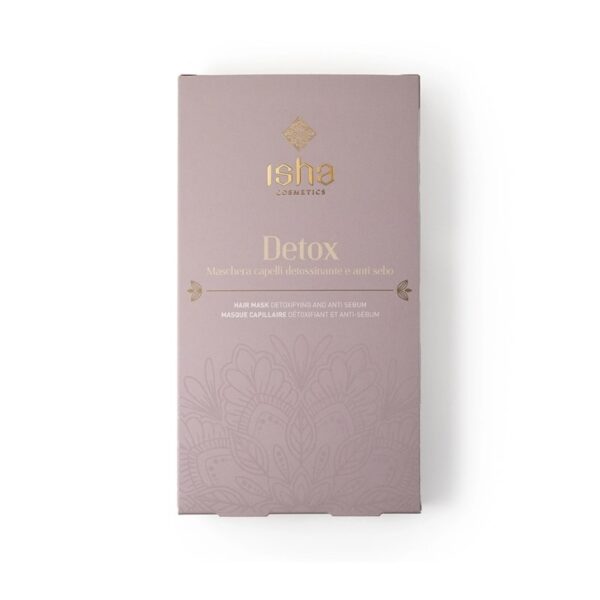 Detox - Maschera capelli detossinante e anti sebo 100gr - Isha Cosmetics