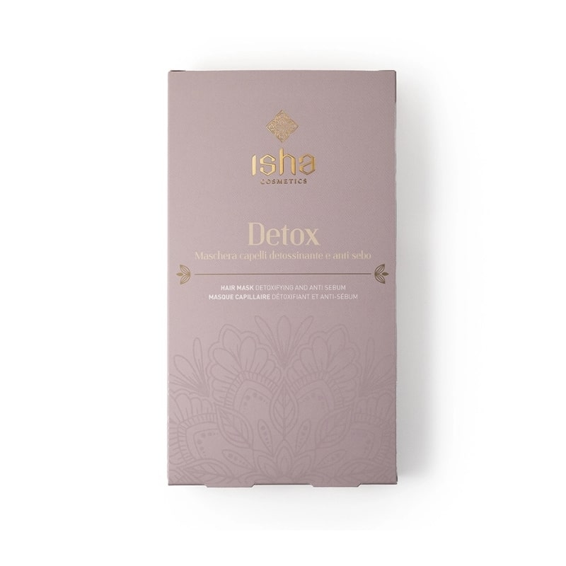 Detox - Maschera capelli detossinante e anti sebo 100gr - Isha Cosmetics