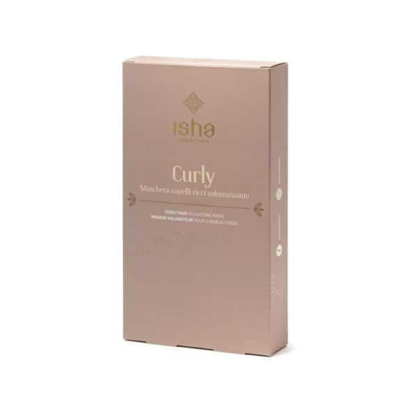Curly - Maschera capelli ricci volumizzante 100gr - Isha Cosmetics