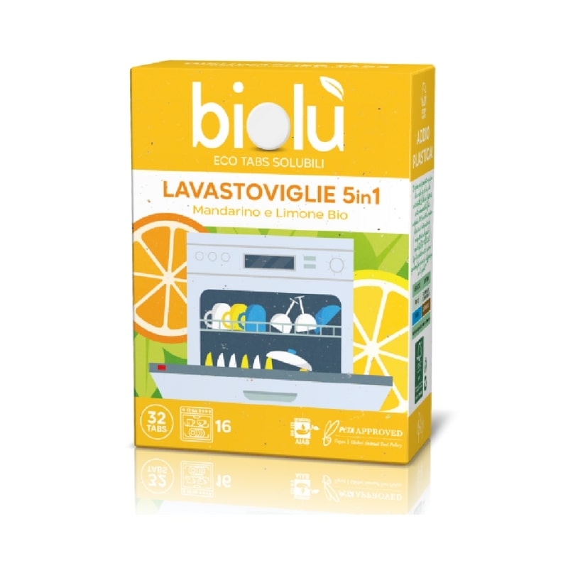 Eco Tabs Solubili per lavastoviglie 5in1 - Biolù