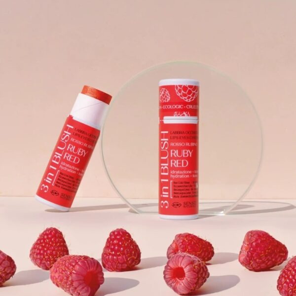 Blush viso stick Ruby Red  - SensoNaturale