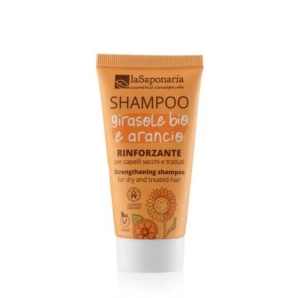 Shampoo Girasole e Arancio dolce Travel Size 30ml - La Saponaria