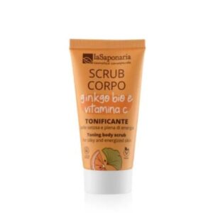 Scrub corpo tonificante - Gingko Bio e Vitamina Travel Size 30ml - La Saponaria