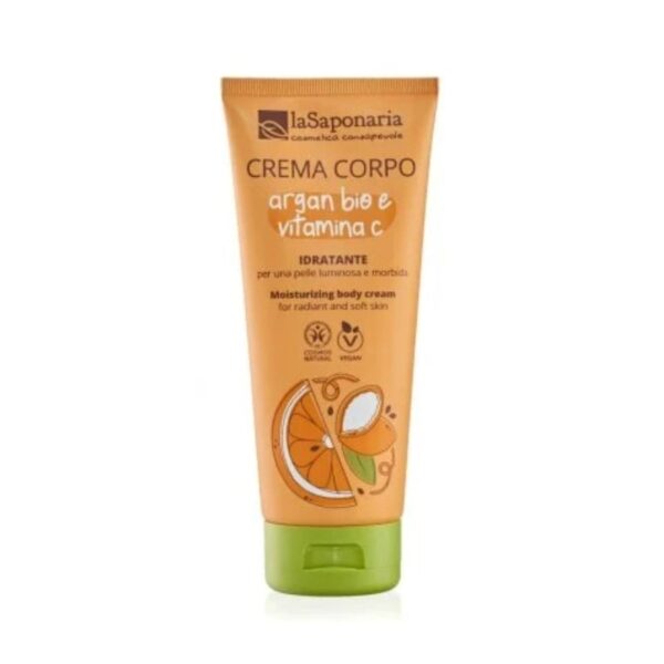 Crema Corpo Idratante – Argan Bio e Vitamina C 200ml - La Saponaria