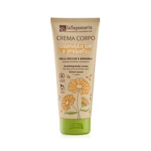 Crema Corpo Pelli secche e sensibili – Calendula Bio e Prebiotici 200ml - La Saponaria