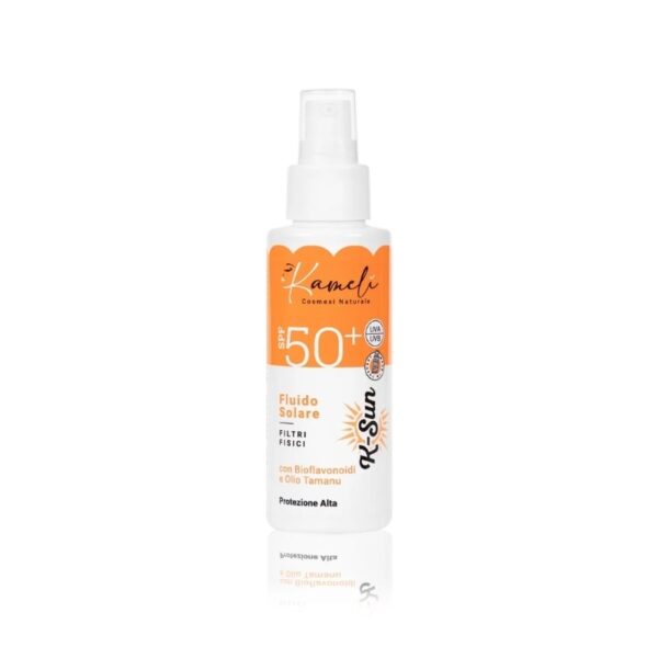 K-Sun Fluido solare filtri fisici SPF 50+ 100ml - Kameli