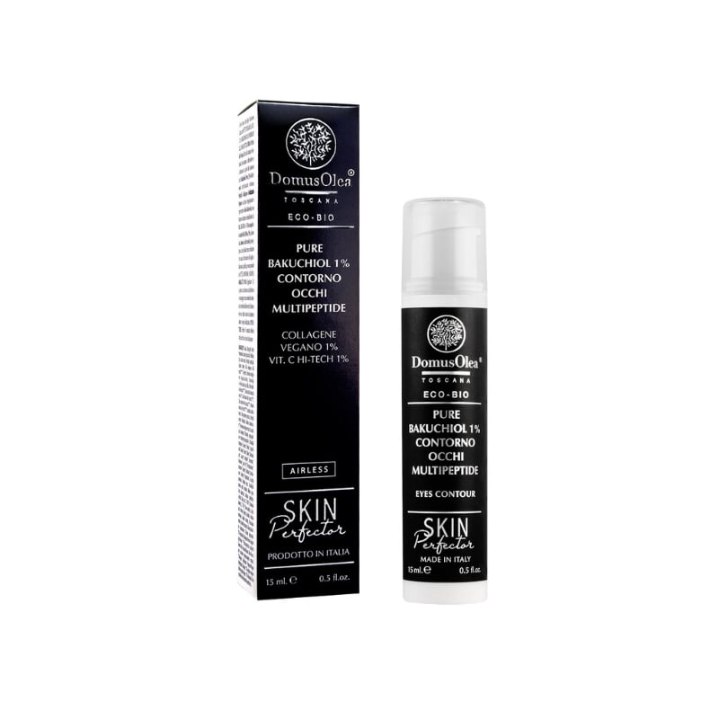 Pure Bakuchiol 1% contorno occhi multipeptide 15ml - Domus Olea Toscana