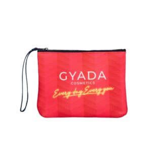 Pochette "red" stripes - Gyada Cosmetics