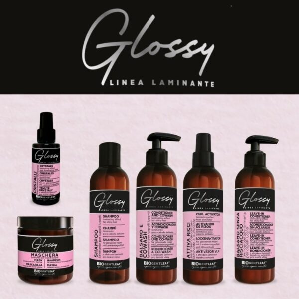 Shampoo Glossy - laminante per capelli lucenti 200ml - Gentleaf - immagine 2