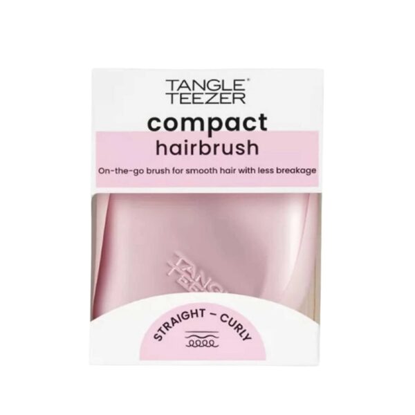 Compact Styler Pink Matte chrome - Tangle Teezer