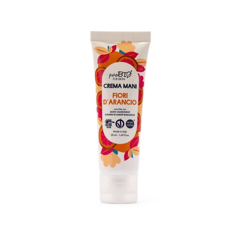Crema mani fiori d'arancio 50ml - puroBio