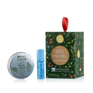 Lanterna Bosco d’Inverno - Cofanetto Regalo (Crema Mani Fitocheratina & Limone + BioCao Ialuronico) - La Saponaria