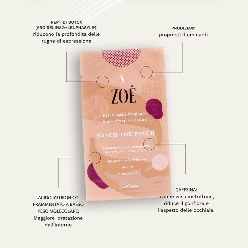 Catch The Patch - Patch occhi ad azione drenante 3ml - Zoé - immagine 2