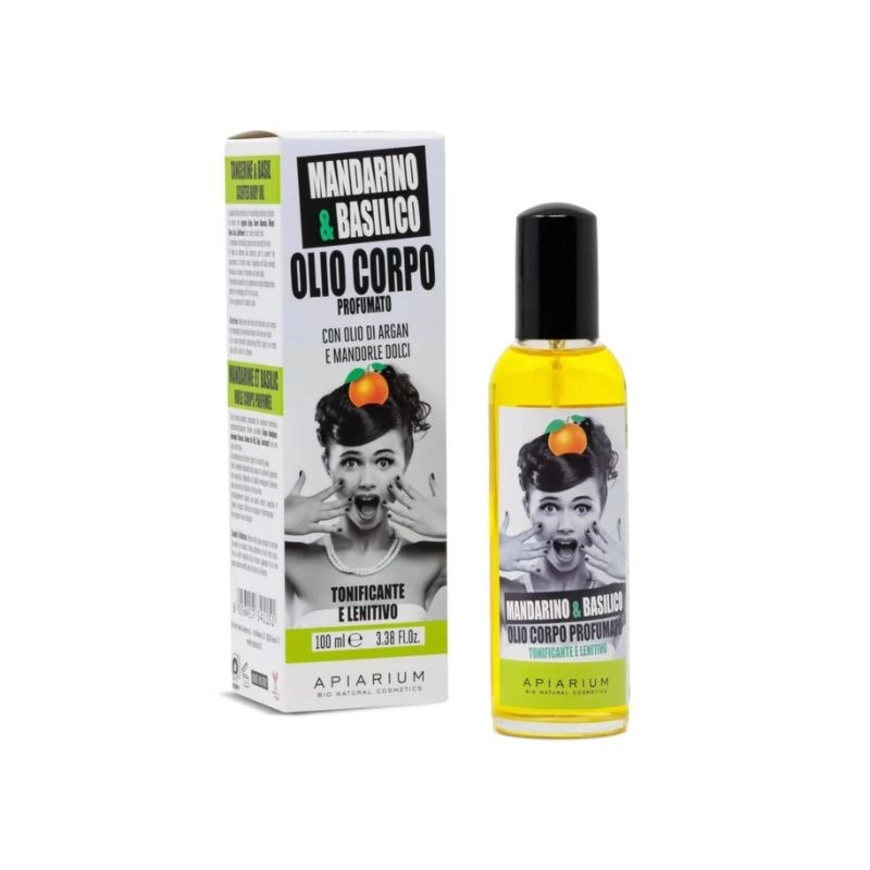 Olio Corpo Profumato Mandarino e Basilico 100ml - Apiarium