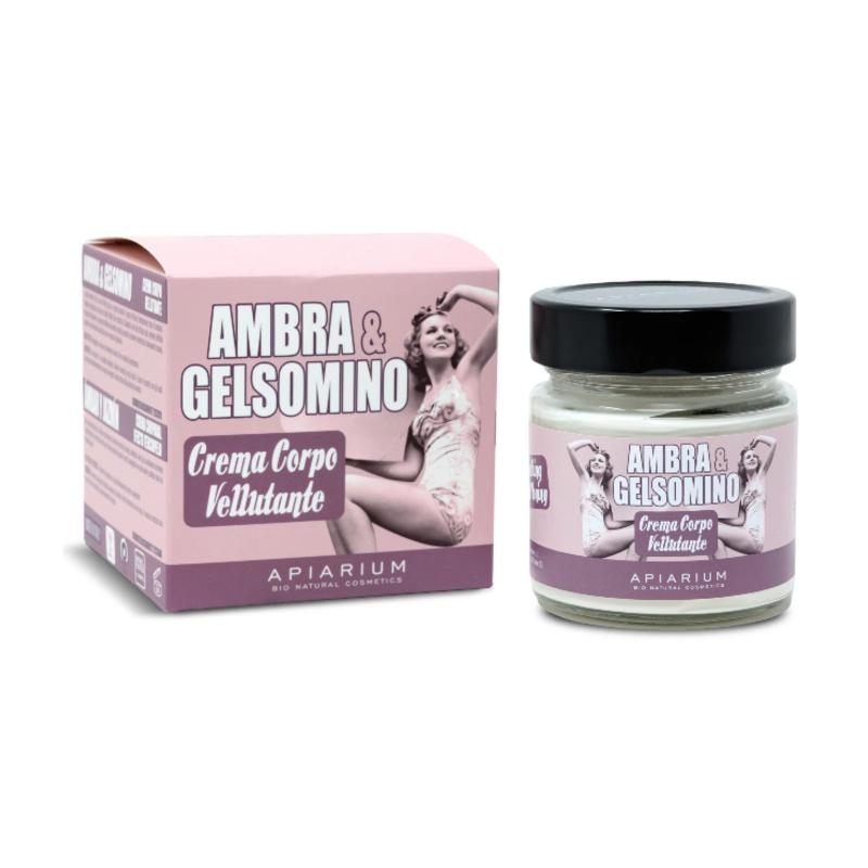 Amber and Jasmine Body Cream 200ml - Apiarium