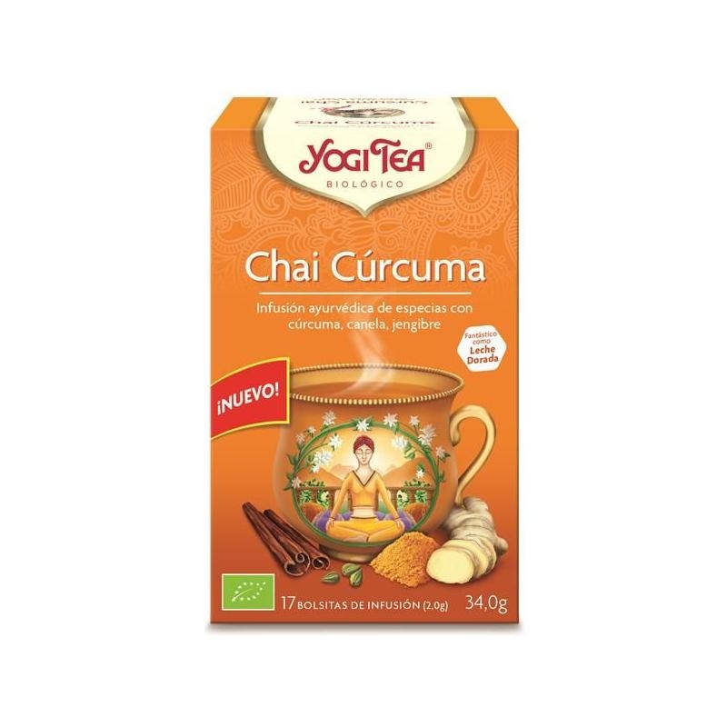 Bio Infuso Curcuma Chai (17 bustine) - Yogi TEa
