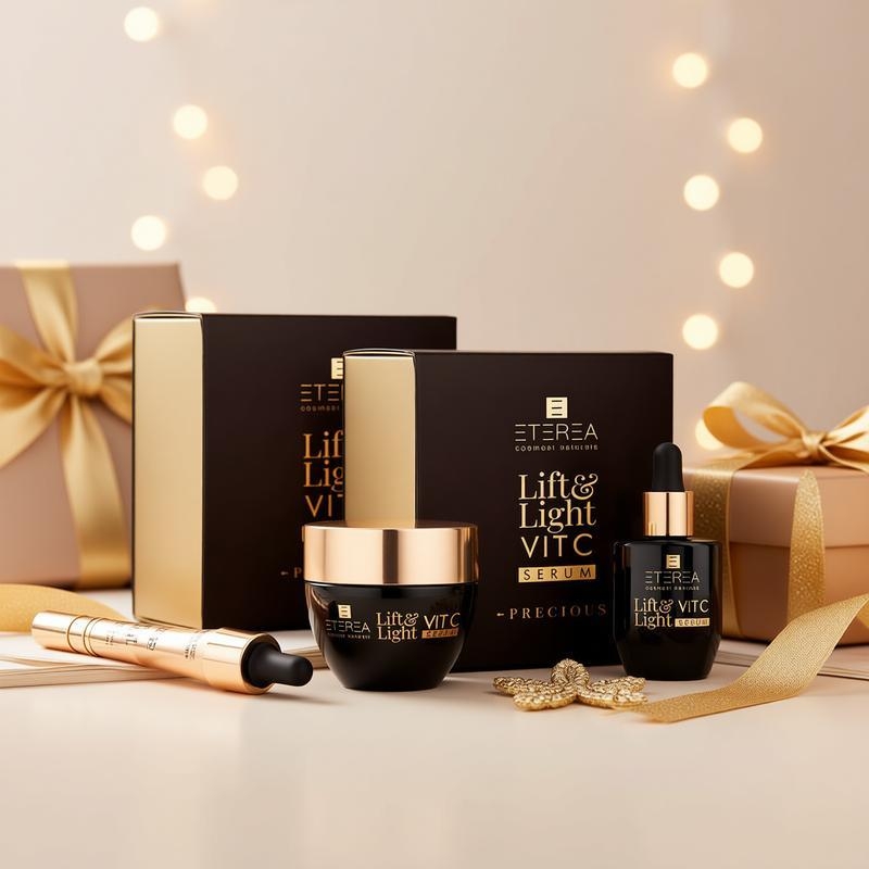 Kit viso “Precious Lift & Light Vit C” Siero + Crema - Eterea