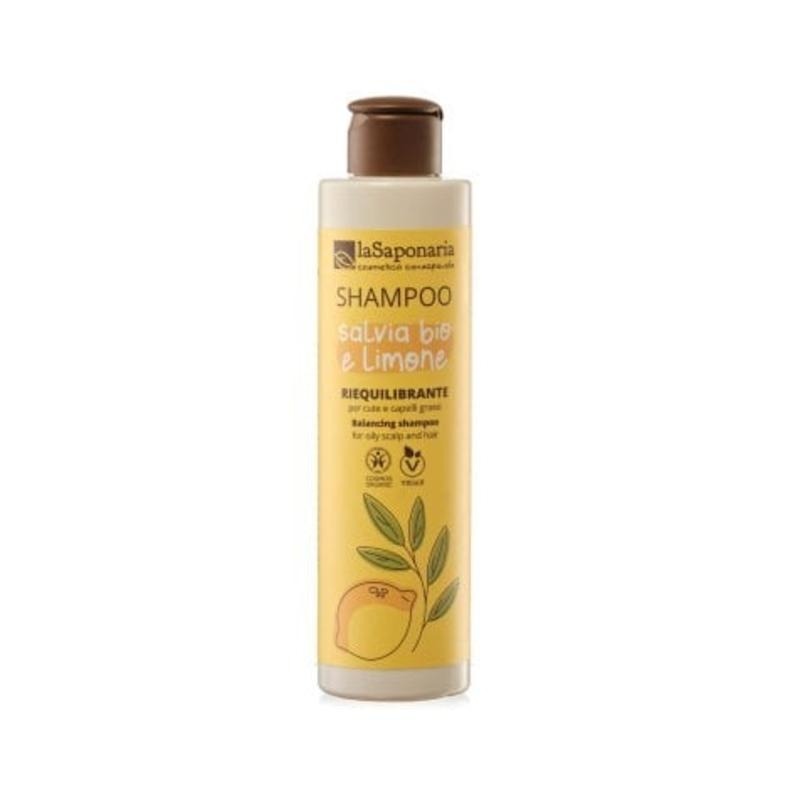Shampoo Salvia e Limone 200ml - La Saponaria
