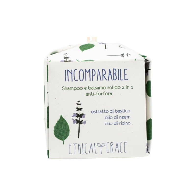 Incomparabile – Shampoo Solido Antiforfora e Antiprurito Naturale - Ethical Grace