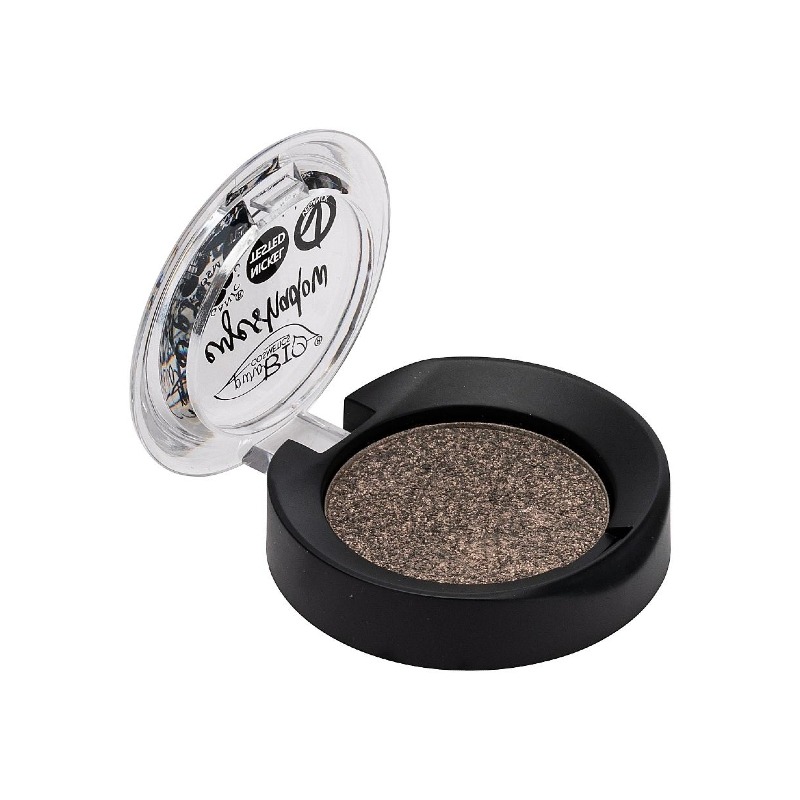 Ombretto Compatto - Shimmer Grigio Intenso 19 - puroBio – Bild 2