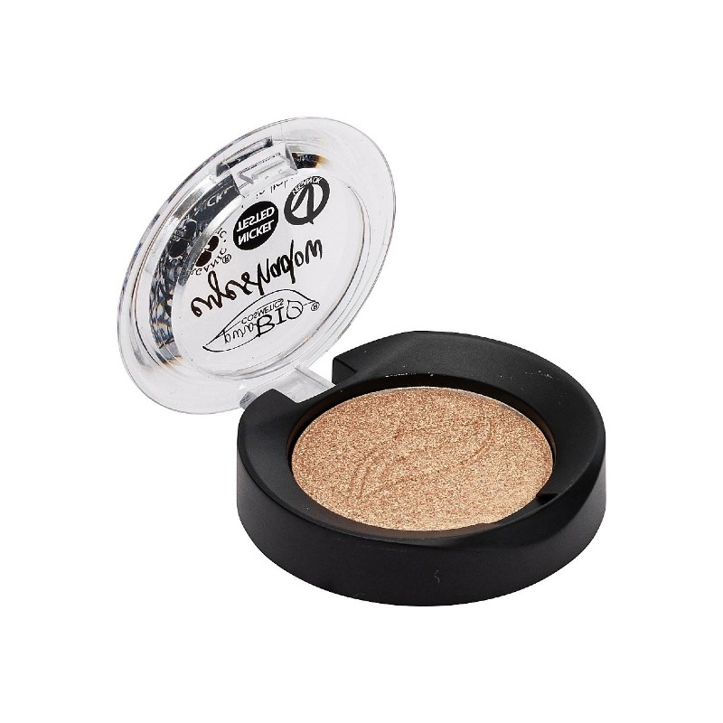 Ombretto compatto - Shimmer Champagne 01 - puroBio – Bild 2