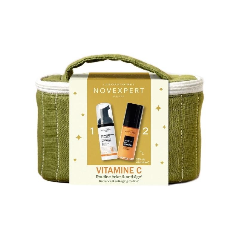 Cofanetto Booster Vitamina C Siero + Mousse Detergente - Novexpert