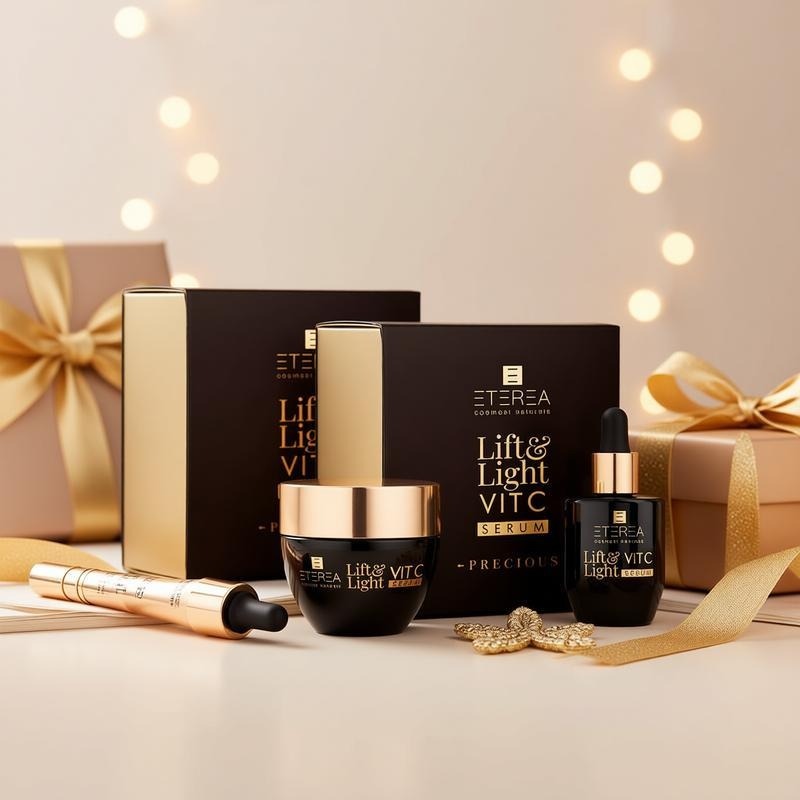 Kit viso “Precious Lift & Light Vit C” Siero + Crema - Eterea