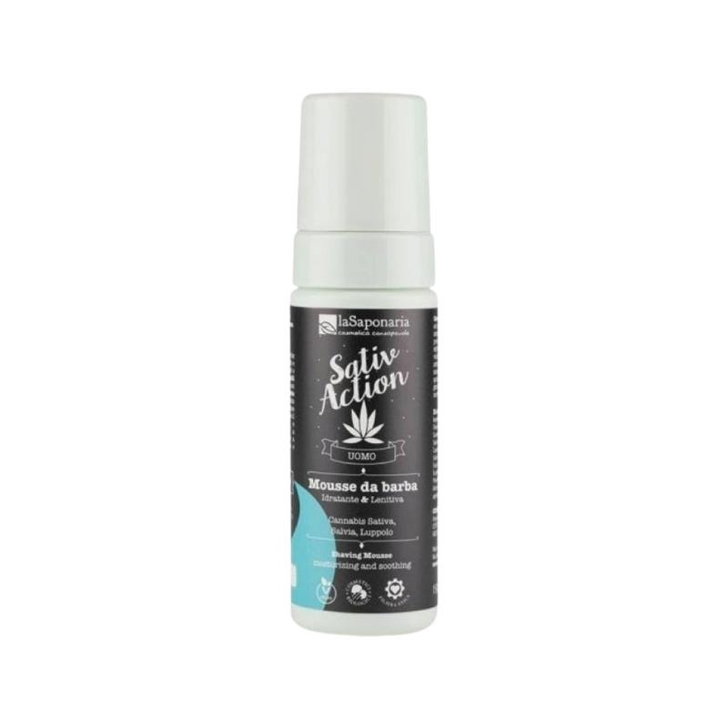 Mousse da barba 150ml - SativAction - La Saponaria