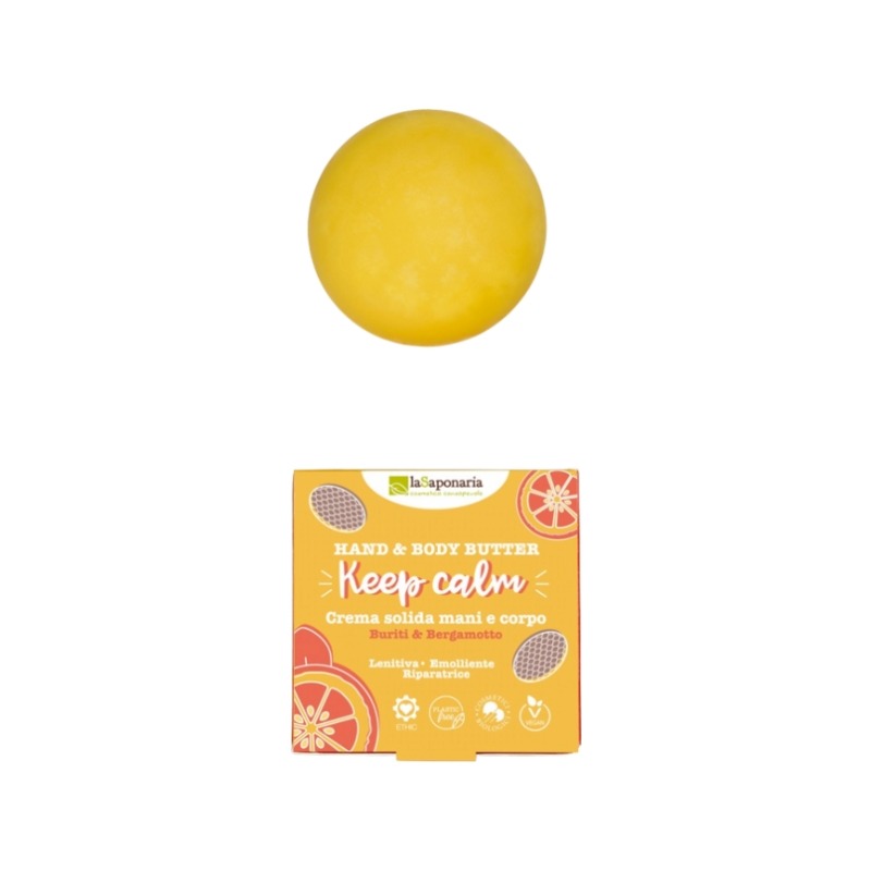 Crema solida mani e corpo Keep Calm - La Saponaria